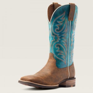 Aged Tan Ariat Ricochet Cowboy Boot | 14IKWNRZA