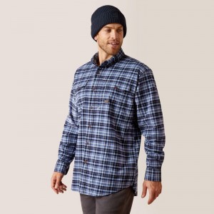 Allure Plaid Ariat Rebar Flannel Durastretch Work Shirt | 19EFGILNU