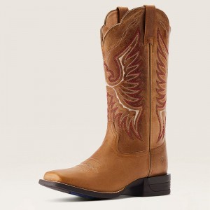 Almond Buff Ariat Rockdale Western Boot | 91BYFLURN