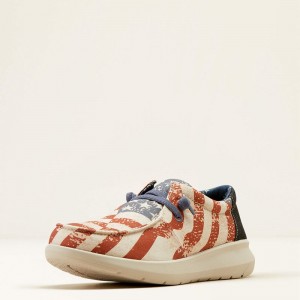 American Flag Print/Charcoal Ariat Hilo | 50MLUARET