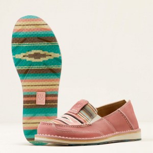 Azalea Suede/Baby Pink Serape Ariat Cruiser | 23VHOYKGC