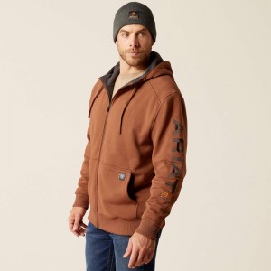 Aztec Ariat Rebar All-Weather Full Zip Hoodie | 27NSZULBX