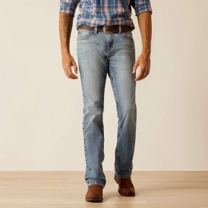 Baltimore Ariat M8 Modern Stretch Grizzly Slim Jean | 95LSIBXDU