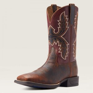 Bartop Brown Ariat Pay Window Western Boot | 40VNUPWKC