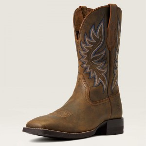 Bear Brown Ariat Brander Western Boot | 35KMOVWZS