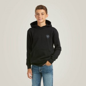 Black/Grey Ariat Patriot 2.0 Sweatshirt | 28VXPNQGF