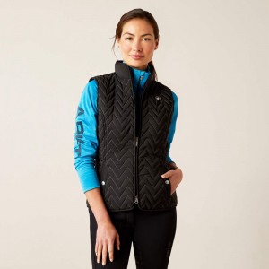 Black Ariat Ashley Insulated Vest | 76KAUMEDB