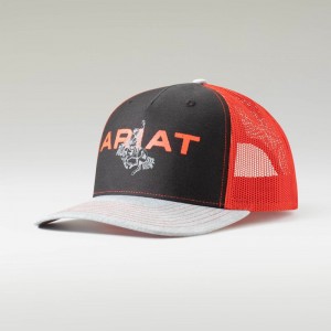 Black Ariat Bronco Rider Cap | 06EPIJXAB