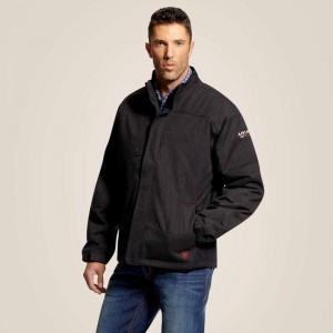 Black Ariat Fr H2o Waterproof Insulated Jacket | 05AQHXVDW