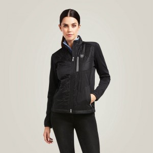 Black Ariat Fusion Insulated Jacket | 53BFERKDN