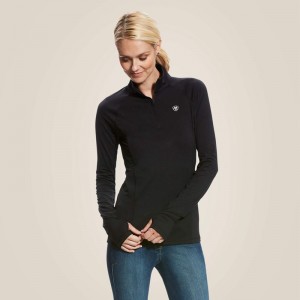 Black Ariat Lowell 2.0 1/4 Zip Baselayer | 73WQCEGJX