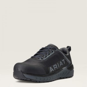 Black Ariat Outpace™ Composite Toe Safety Shoe | 06BZQIRWY