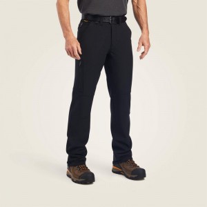 Black Ariat Rebar M5 Straight Durastretch Dritek Softshell Straight Pant | 46IJKNSDO