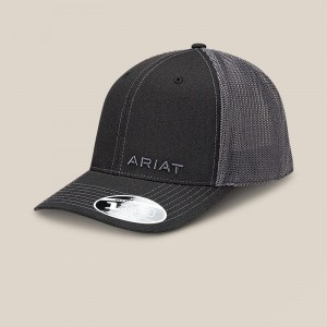 Black Ariat Rev Snapback Cap | 73LNKDEPT