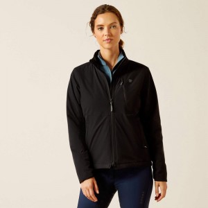 Black Ariat Rion Stretchshell Insulated Jacket | 50LHZCTSK