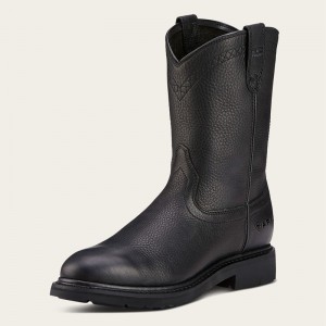 Black Ariat Sierra Work Boot | 43HPUODWC