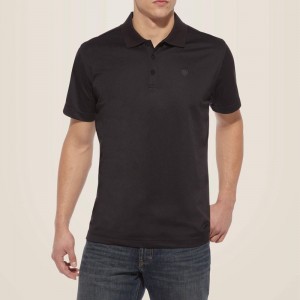 Black Ariat Tek Polo | 08LKFUIGP