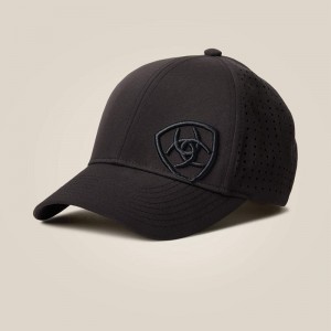 Black Ariat Tri Factor Cap | 18BHKAPDV