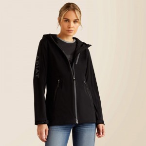 Black Ariat Venture Waterproof Jacket | 68PFZAEXW