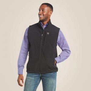 Black Ariat Vernon 2.0 Softshell Vest | 40WJXZORC