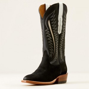 Black Roughout/Ink Well Ariat Futurity Limited Western Boot | 46VZSYPTJ