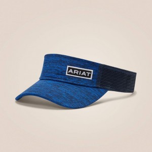 Blue Ariat Offset Logo Visor | 43USKFTOL