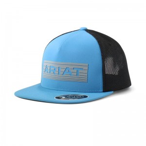 Blue Ariat Reflective Logo Cap | 02AHOFVXK