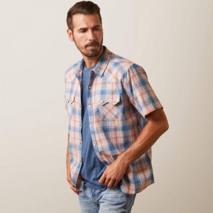 Blue Heaven Ariat Hadrian Retro Fit Shirt | 80JVRWTXM