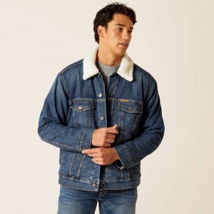 Blue Rock/Blue Rock Ariat Sherpa Lined Trucker Jacket | 95VAZPHDE