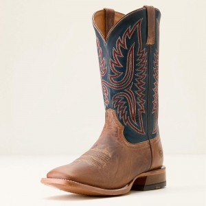 Bone/Honorable Blue Ariat Tanglewood Cowboy Boot | 46ACSJHRU