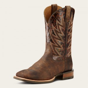 Branding Iron Brown Ariat Challenger Western Boot | 90XVNDYZR