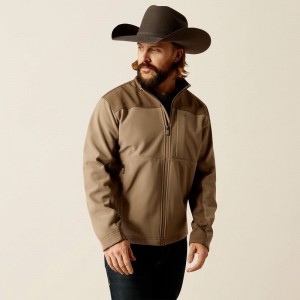 Brindle/Major Brown Ariat Wyatt Softshell Jacket | 58MCRQYEK