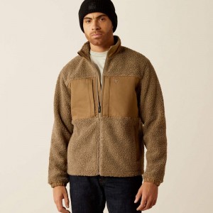 Brindle Ariat Odessa Sherpa Jacket | 75PJASHLN