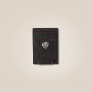 Brown Ariat Shield Medallion Card Case | 04QCKPMWH