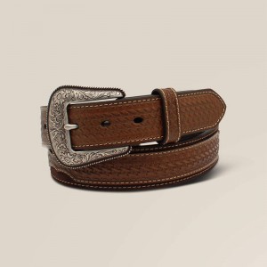 Brown Ariat Sun Burst Medallion Belt | 56CISNRUV