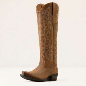 Brown Bomber Ariat Tallahassee Stretchfit Western Boot | 06VBJMCSZ