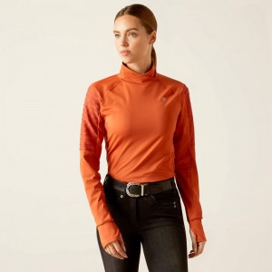 Burnt Brick Ariat Facet Baselayer | 78PTUDBMQ