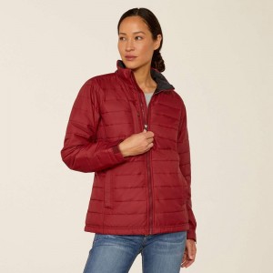 Cabernet Ariat Rebar Cordura Ripstop Lightweight Insulated Jacket | 79VPXLZKO