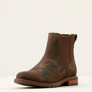 Camo Suede Ariat Wexford Chelsea Boot | 53MWVKOXR