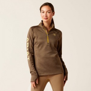 Canteen Ariat Tek Team 1/2 Zip Sweatshirt | 08KMTPZUN