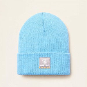 Carolina Blue Ariat Rebar Beanie | 78RXPJIOV