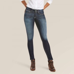 Celestial Ariat R.E.A.L. Mid Rise Stretch Outseam Ella Skinny Jean | 90NIMLPZT