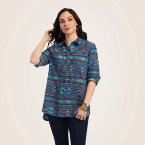 Celestial Southwest Jacquard Ariat Real Billie Rae Shirt | 03OABUSTL