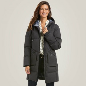 Charcoal Ariat Menlo Down Jacket | 54AJTKHZY