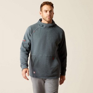 Charcoal Grey Ariat Fr Primo Fleece 2.0 Hoodie | 95SJVTQRE