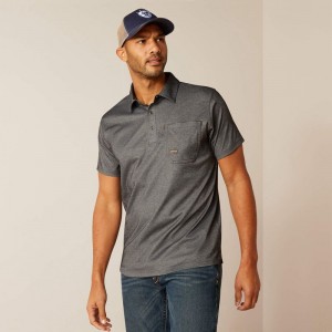 Charcoal Heather Ariat Rebar Foreman | 16EBDTGHN