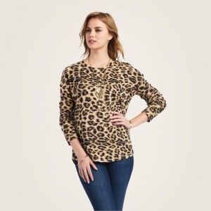 Cheetah Ariat Wild Life Shirt | 16ZWKBLPI