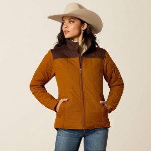 Chestnut/Chocolate Plum Ariat Crius Insulated Jacket | 27HFXNJDC