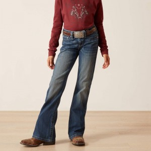 Chill Blue Ariat R.E.A.L. Clover Boot Cut | 75OWQCELJ