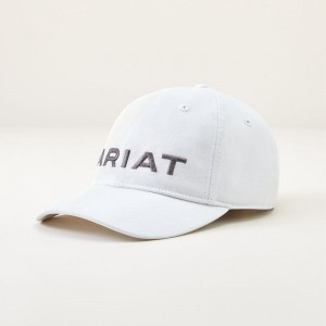 Classic White Ariat Team Iii Cap | 47IHYNDCL